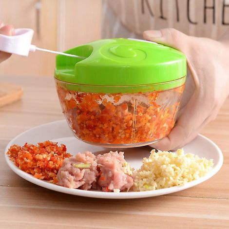 hachoir Legume, Mlangeur, Avec Fonctions Dchiquetage, Tranchage, Hachage D'agitation,pour Lgumes, Ffruits, Oignons, Ail, Lave-vaisselle Compltemen (1/5)