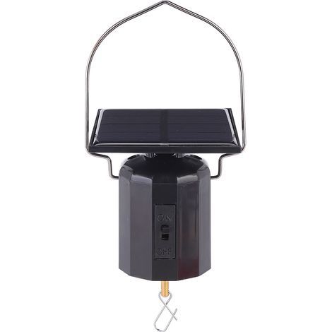Solar Powered Eco Friendly Motor Wind Chime Ornament Hanging Rotating Motor (1/5)