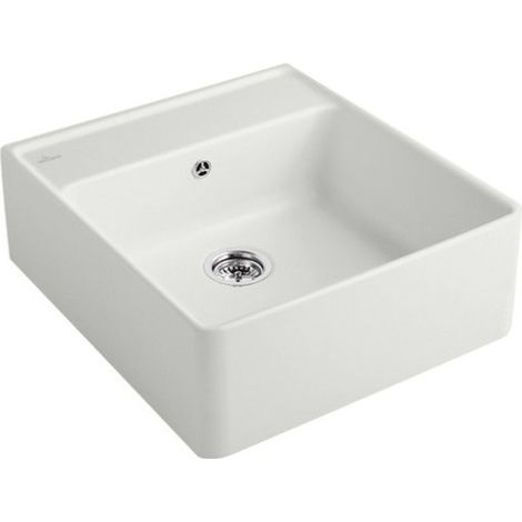 Villeroy & Boch 632061SM évier 595x630mm avec garniture de vidange (1/5)