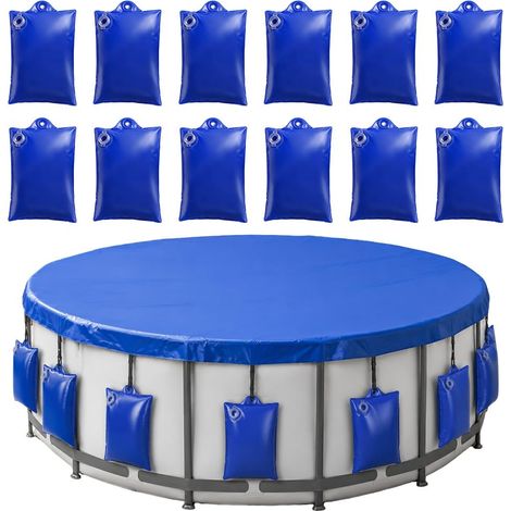 Lot de 12 sacs à eau épais pour couverture de piscine (1/5)