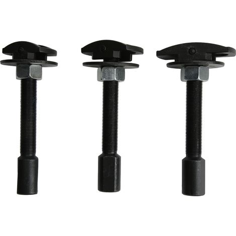 Jeu de 3 extracteurs de roulement d'essieu arrière, outil de démontage et installation, tailles variées, pour véhicules automobiles. (1/5)