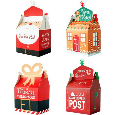 40er-Packung Weihnachtsgeschenkboxen aus Kraftpapier - Weihnachtsbonbonboxen (1/5)