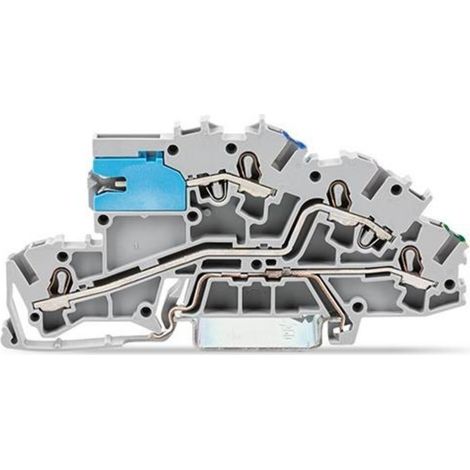 WAGO GmbH& Co. KG Installationsetagenklemme 4mm² NT/L/PE grau 2003-7641 (1/4)