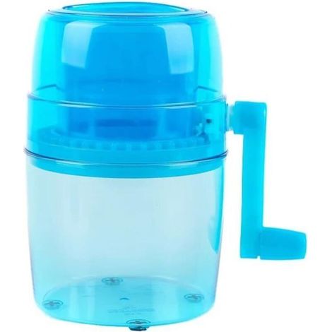 Broyeur à glace, machine à glaçons, broyeur à glace manuel avec lames en acier inoxydable pour un broyage de glace rapide, facile et amusant