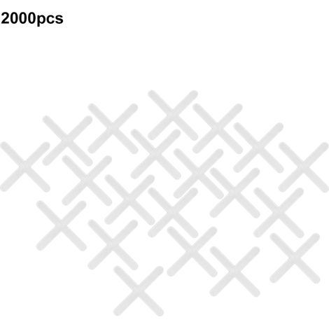2000 Keramikfliesen-Abstandshalter, wiederverwendbares Nivelliersystem 2 mm/2,5 mm für die Fliesenverlegung (1/5)