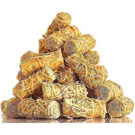 Bâtonnets de charbon de bois inodores pour cheminée, poêle à bois, feu de camp, gril, foyer extérieur, fumoir, barbecue (1/4)