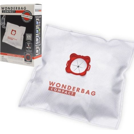 Conf.5PZ SACCHETTI WONDERBAG ORIGINALI ROWENTA COMPACTEO POWERSPACE RO5253