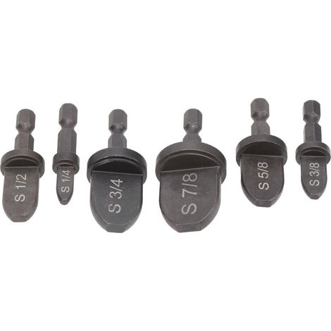 Juego de 6 herramientas de expansión para tuberías de cobre de aires acondicionados, con mango hexagonal de acero y rodamientos. (1/5)