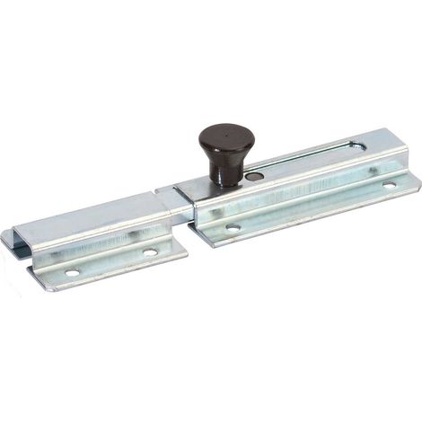 20PZ CATENACCIOLO ORIZZONTALE FERRO ZINCATO MM. 120 (1/2)