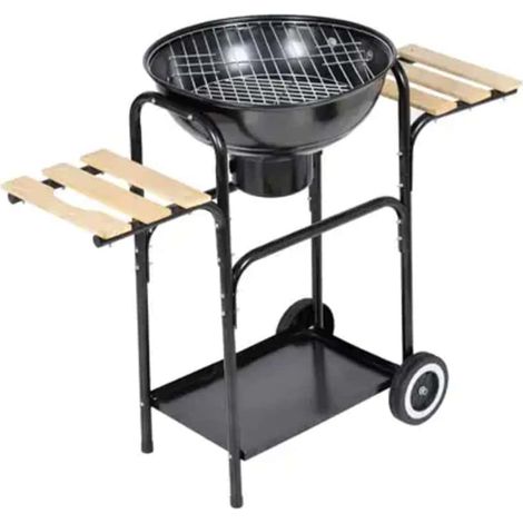 Maison Exclusive - Barbecue a legna e carbone Michigan XL, barbeque rotondo