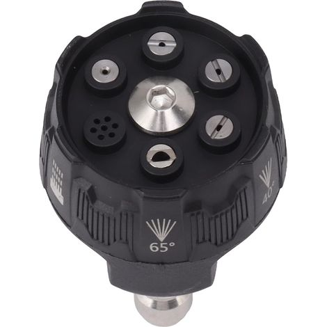 Embouts de Pulvérisation 6 en 1 pour Nettoyeur Haute Pression, Buse en Acier Inoxydable 3000 PSI avec Connexion de 1/4 (1/5)