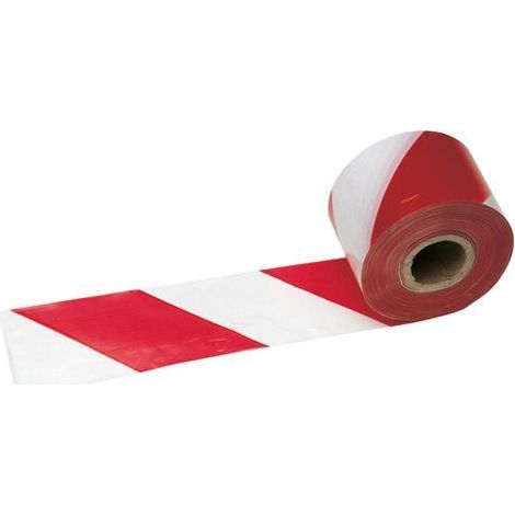 Gallotti - Nastro Segnaletico Per Lavori Stradali Colore Bianco-Rosso Tipo Strada 200 Mt (1/2)