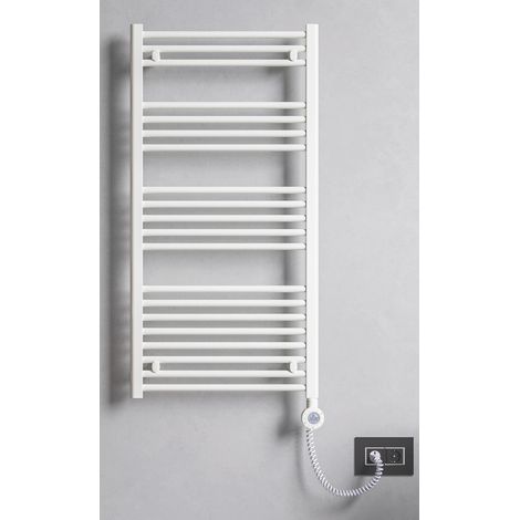 Stabilo-Sanitär Badheizkörper Elektro Sedona 800x500 gerade weiß (1/3)