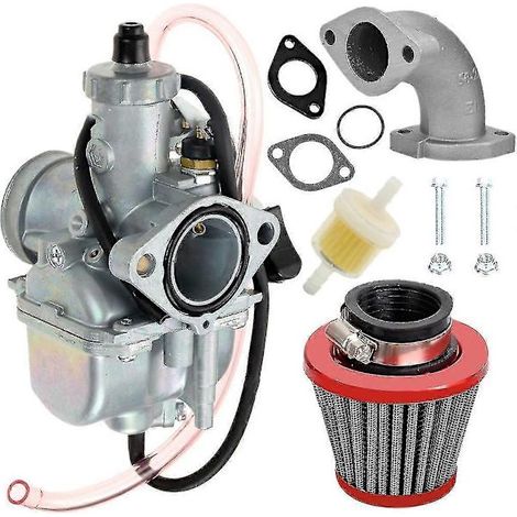 Luftfiltersatz und Ansaugrohr für VM22 26 mm Vergaser, kompatibel mit Mikuni 110 cc, 125 cc und 140 cc Offroad-Motorrädern (Pitpro A). (1/5)