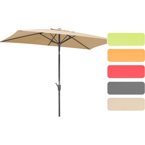 Schneider Sonnenschirm Tunis natur 270 x 150 cm Marktschirm (1/5)