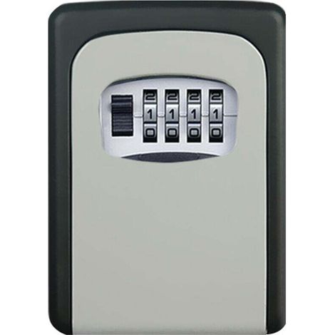 Schlüsseltresor für den Außenbereich – Schlüsselschrank für den Außenbereich – Wasserdichter Schlüsselschrank – Schlüsselschrank mit Schloss – Zahlenschloss-Tresor – Edelstahl-Tresor (1/4)