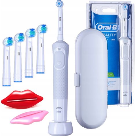 Oral-B Vitality 100 Elektrische Zahnbürste Weiß + Set