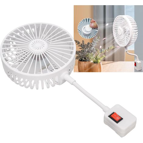 Flexibler Tischventilator mit Aromadiffusor – tragbar, leise und praktisch für Büro oder Zuhause