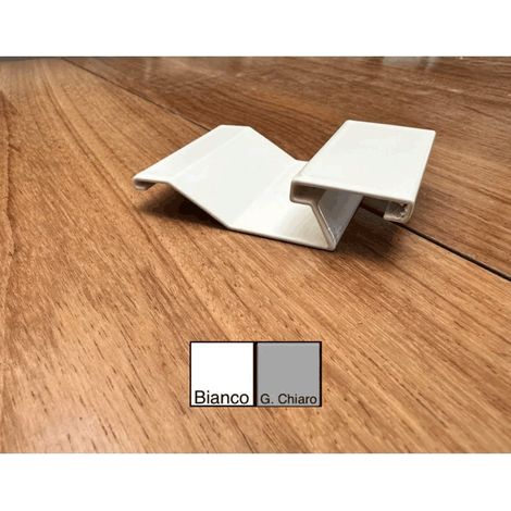 Giunto per gocciolatoio TOP in PVC : Colore - Bianco (1/4)