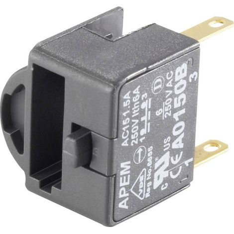 APEM A0152B Elemento di contatto 2 scambi Permanente, Momentaneo 250 V/AC 1 pz. (1/2)