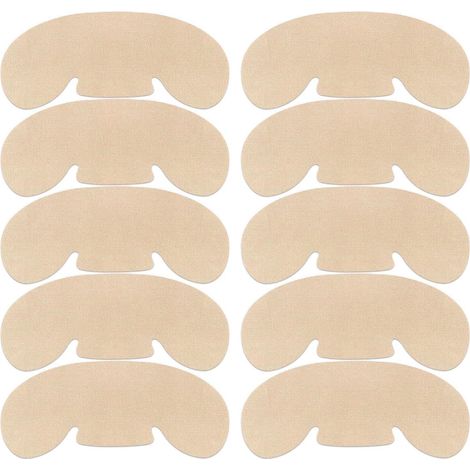 Bandes anti-transpiration auto-adhésives absorbantes pour casques de chantier (10 pièces)  Idéales pour le golf, le travail et les activités de plein air (femmes et hommes).
