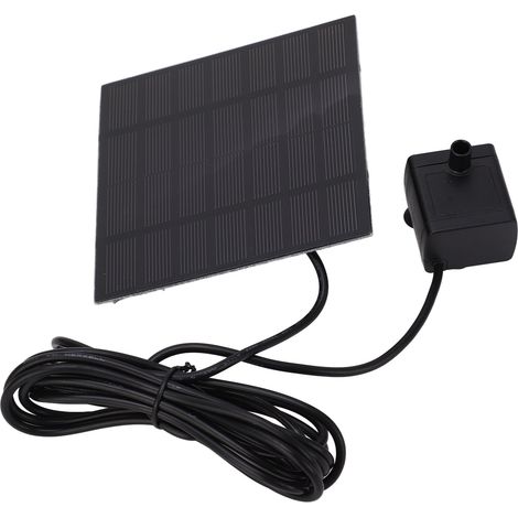 Solarbrunnenpumpe, maximale Förderhöhe 120 cm, Trockenlaufschutz, Fördermenge 70 cm, 6 Düsen im Lieferumfang enthalten, wasserdichter Gartenteich. (1/5)