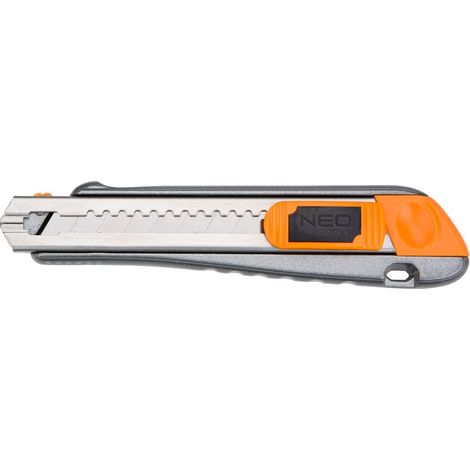 NEO 63-021 Abbrechklingenmesser mit 18 mm Metallgehäuse (1/2)