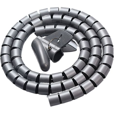 Supporto per cavi versatile, ideale per gestire cavi da 25 mm - Argento