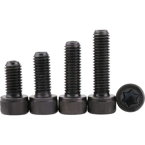 Boulons à Six Pans en Acier Carbone Torx Socket Câble Boulons Vis, M8×35mm,5 pcs (1/5)