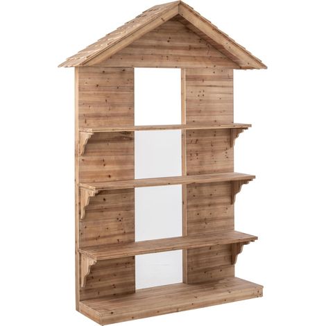Étagère chalet en bois naturel - naturel (1/5)