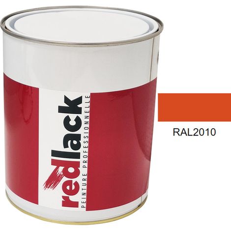 Kanne 3L Lack Mehrzweckfarbe – RAL 2010 – Signalorange – Seidenmatt – für verschiedene Oberflächen – Redlack