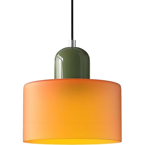 Kindfiber OÜ-15cm Suspension Scandinave Moderne en Verre, Lampe Suspendue E27, Métal & Verre, Luminaire Design pour Cuisine, Salle à Manger, Salon, Café, Bar (1/5)