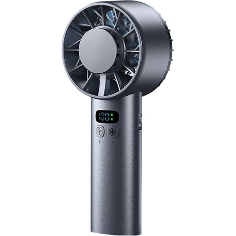 Ventilateur Portable - Ventilateur Mini à Refroidissement par Peltier - USB Rechargeable - 5200 mAh - 100 Vitesses Réglables - Pour Voyage, Camping, Bureau (1/5)