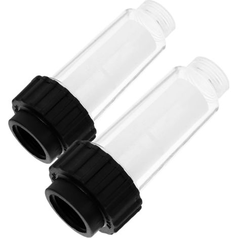 2 Pièces Filtre à Sédiments pour Nettoyeur Haute Pression Accessoires de Machine à Laver Améliore Efficacité de Nettoyage Installation Facile Durable et Aux Impuretés (1/5)