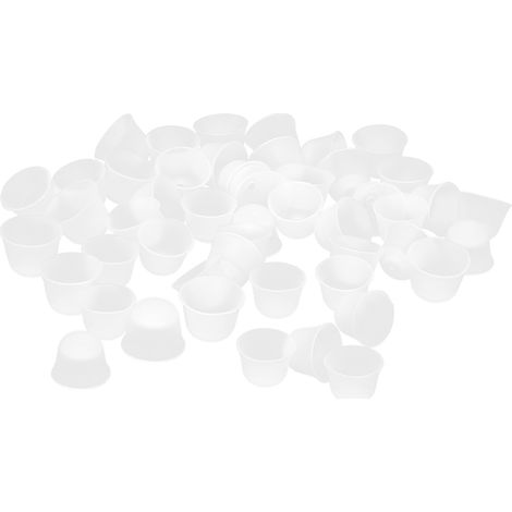 Lot de 50 bouchons d'oreille en silicone antibruit, réutilisables et étanches, taille M. (1/5)