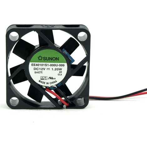 Ventilatore 12Vdc 40x40x10mm 2Fricci fili 1,2W