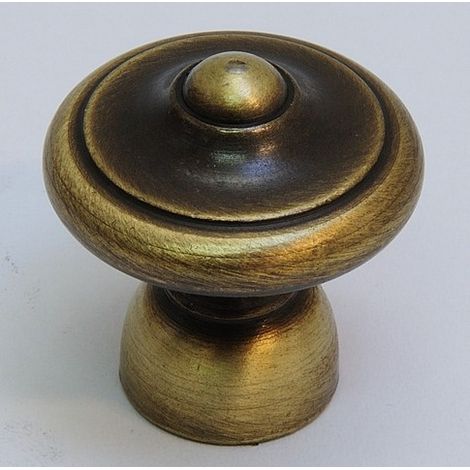 Rustikaler Knopf N270 Stahl alt bronze BROS - Ø30 - 270-A-30-4