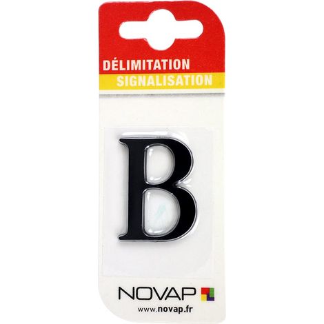 Lettre B Noire Hauteur 25mm - 4620114