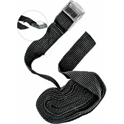Trinquete Hebilla Seguridad 2,5M X 2,5CM 2 Piezas (1/2)
