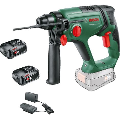 Bosch UniversalHammer 18V Cordless Rotary Hammer Drill + X2 1.5AH Battery kit (1/5)