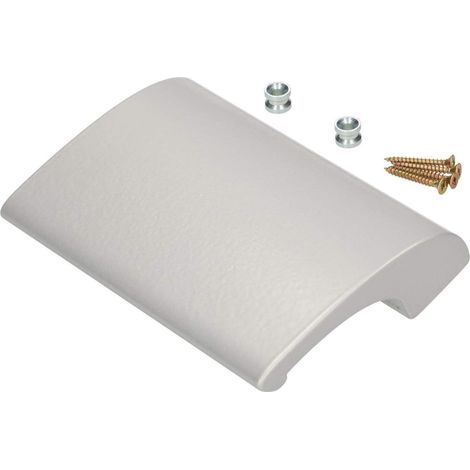 Poignée en métal BalK aluminium DE LUXE ARGENT + vis (1/5)