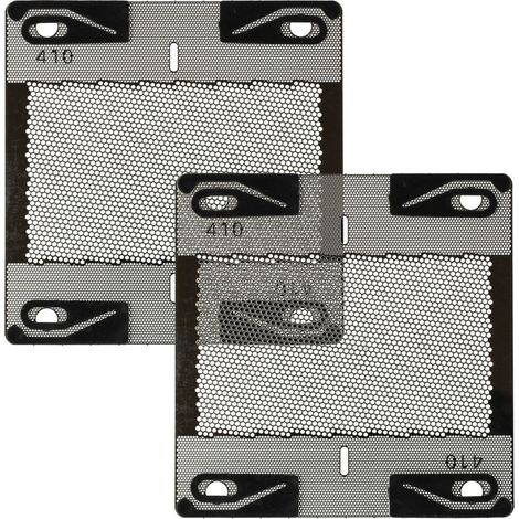 vhbw 2x lametta sostituisce Braun 410 per rasoio