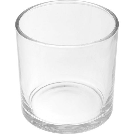 Couvercle de bougie en verre transparent compatible avec les bougies, protection contre le vent, 1 pièce transparente (1/5)