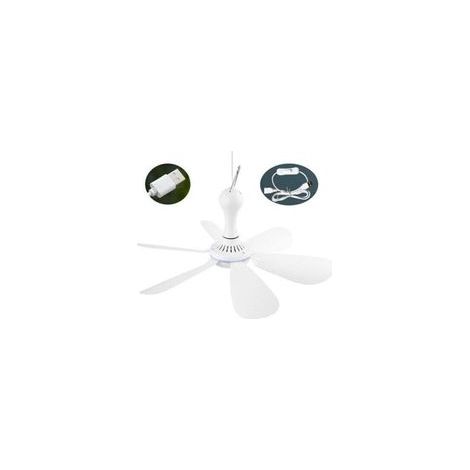 Camping 5W Ventilateur Tente USB Ventilateur Plafond Gazebo Avec 6 Lames Ventilateur Canopée Ventilateur Suspendu Pour Activités Plein Air (1/4)