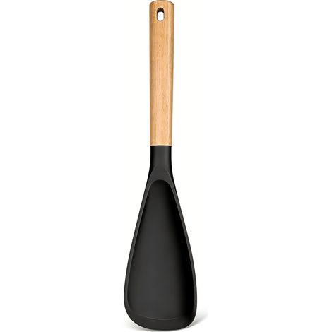 Cuillère En Silicone - 29 Cm - Pour Recettes Cuisson Sans Adhérence - Usage Cuisine Domestique - 1 Pièce (1/5)