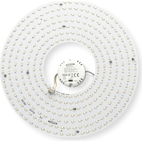 Circolina LED 53W Ø 27cm ricambio per plafoniera anello rotondo lampada a basso consumo per soffitto cucina bagno (1/2)