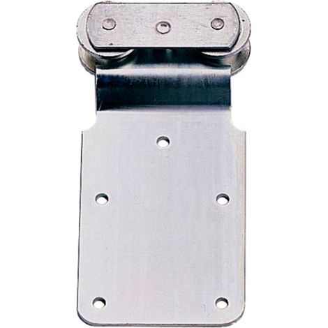 Plattenhalterung mit 2 Rollen für Schiene 50 x 40 mm - MANTION SAS - 0251D (1/4)