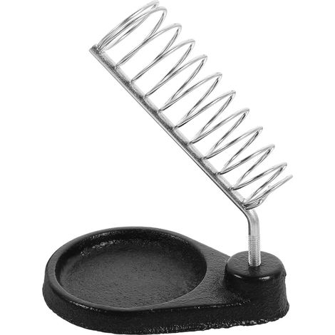 Support de Soudage Rond en Fer Noir, Station de Table Stable Démontable et Léger, Format Portable, Usage Multi-usage pour Brûlage du Bois et Soudage (1/5)