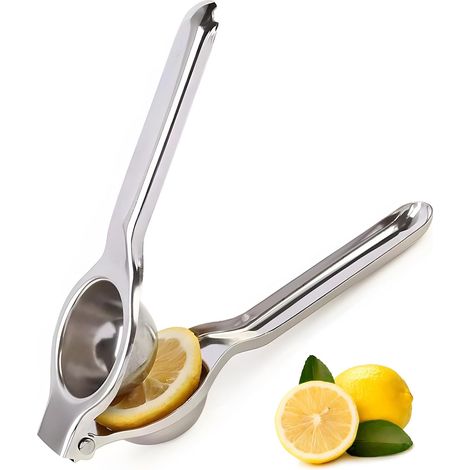 Presse-Agrumes Manuel, Presse-Citron et Lime Ergonomique, Entonnoir à Jus Durable en Alliage de Zinc, Squeeze Lemon et Citrus Juicer pour Cuisine, Cocktails et Boissons Fraîches (1/5)
