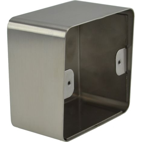 Boîtier en applique carré SSH202 pour bouton poussoir et lecteur - IZYX SYSTEMS